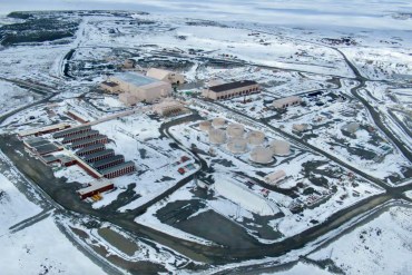 The Ekati diamond mine's main camp is seen in a 2020 NWT government inspection photo