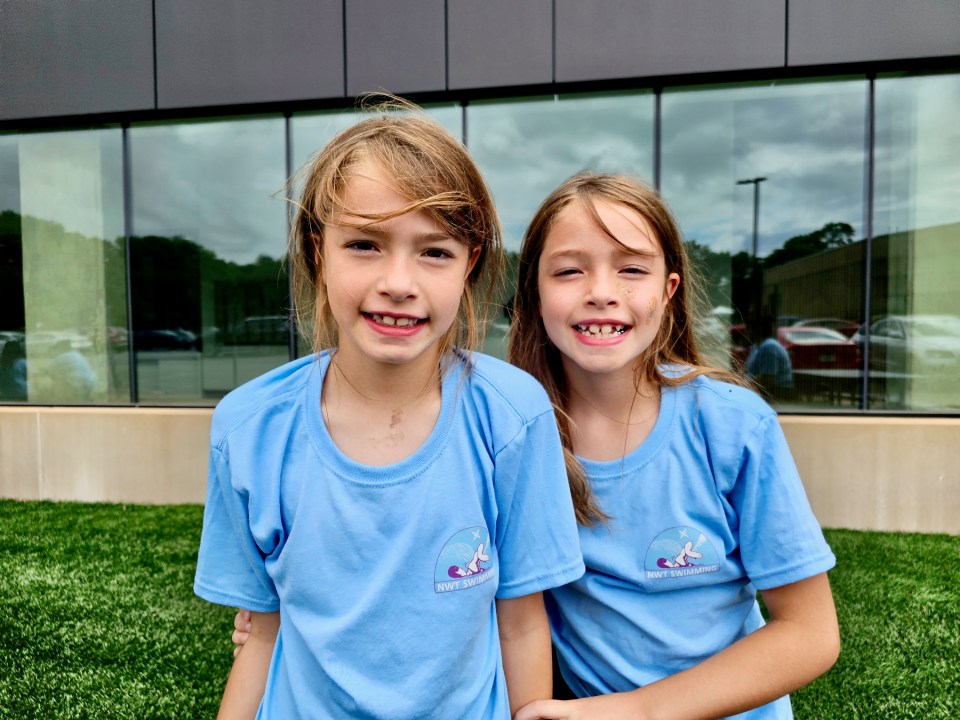 From left: Mairi and Marin Rutherford-Simon. Ollie Williams/Cabin Radio