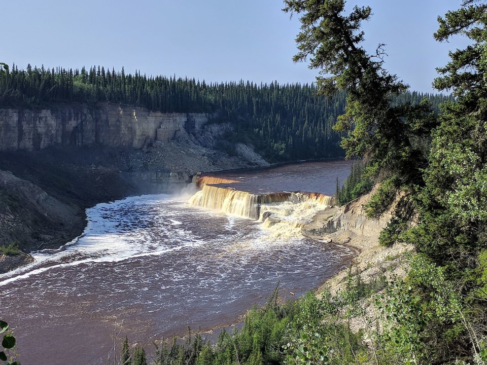 How Louise Falls looked in July 2018