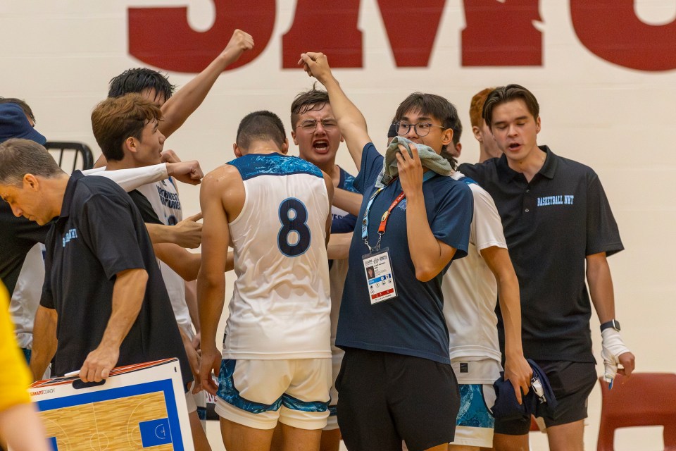 Basketball at NAIG 2023. Ollie Williams/Team NT
