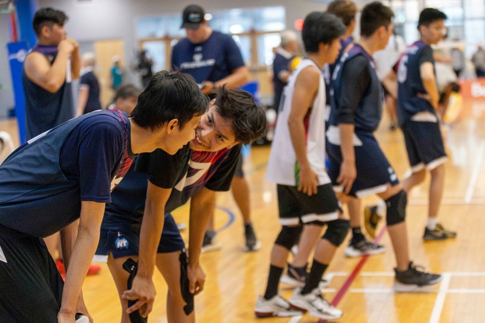 Volleyball at NAIG 2023. Ollie Williams/Team NT