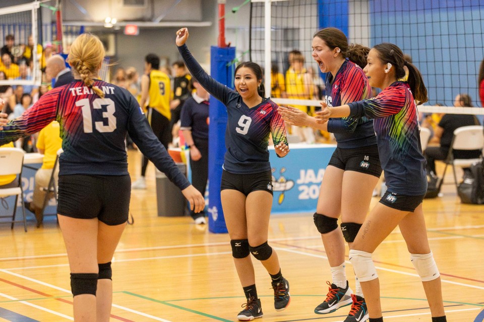 Volleyball at NAIG 2023. Ollie Williams/Team NT