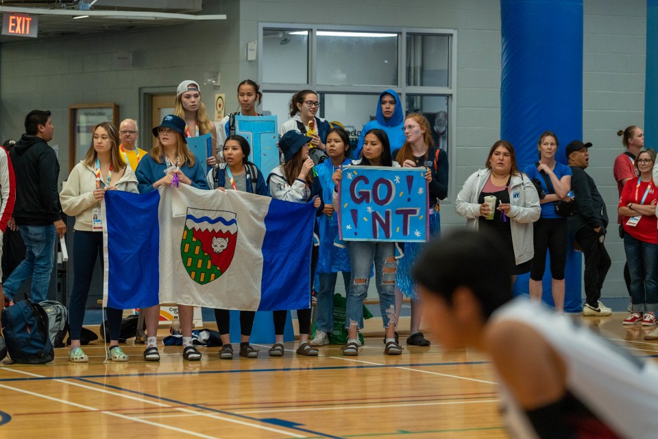 Team NT fans at NAIG 2023. Emmanuel Ramos/Team NT
