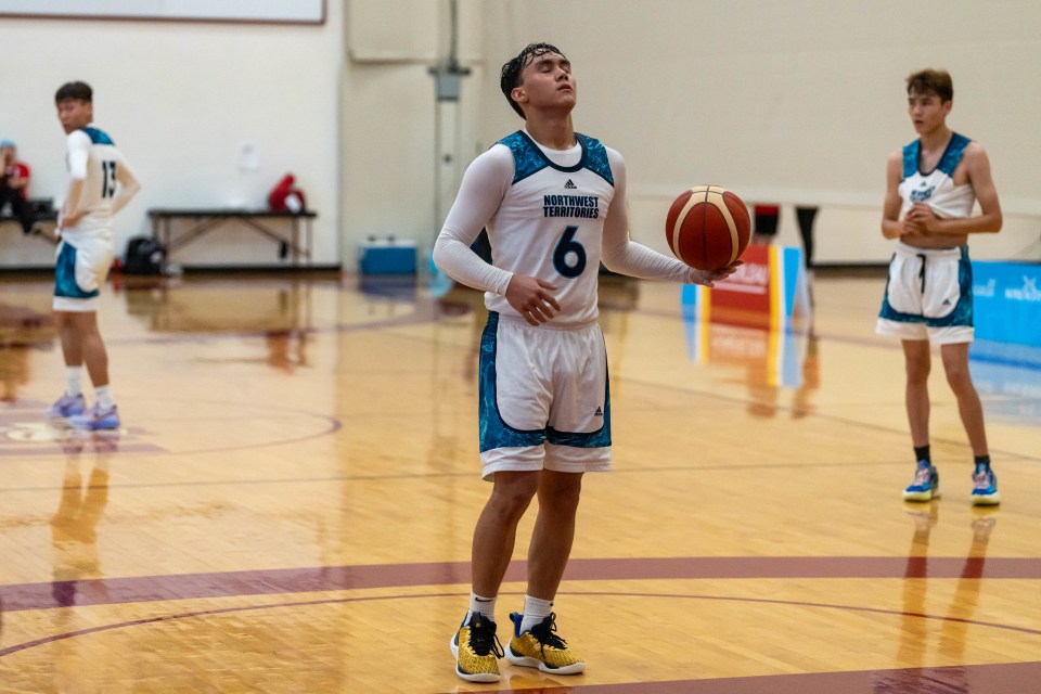 Basketball at NAIG 2023. Emmanuel Ramos/Team NT