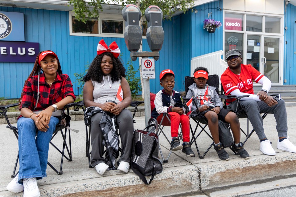 From left: Constance Adeniran, Eva Adekanle, Adeola Adekanle, Ethan Adekanle and Ayo Adekanle.