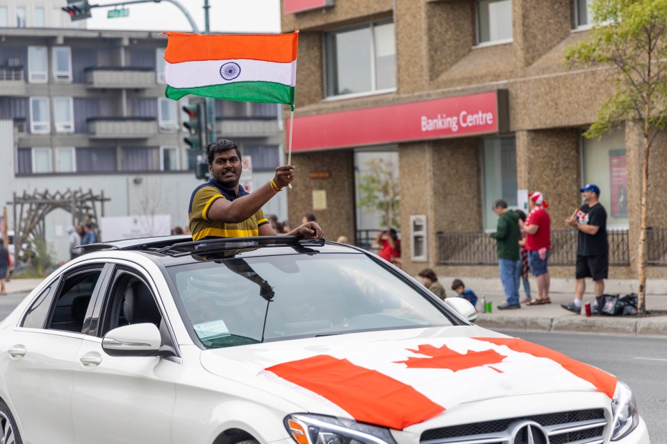 Part of India's representation in the parade.