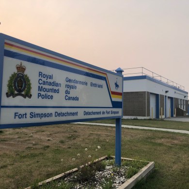 The RCMP detachment in Fort Simpson. Emily Blake/Cabin Radio