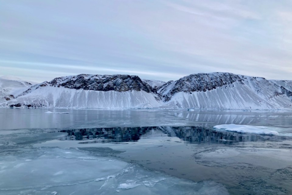 Archer Fjord is the northernmost fjord in Nares Strait. Until now, virtually no environmental data was available from this area. Audrey Limoges/University of New Brunswick