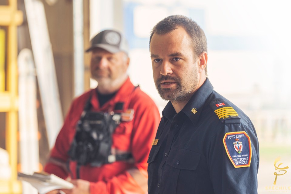 Adam McNab, Fort Smith's fire chief. Epéchile Production/Facebook
