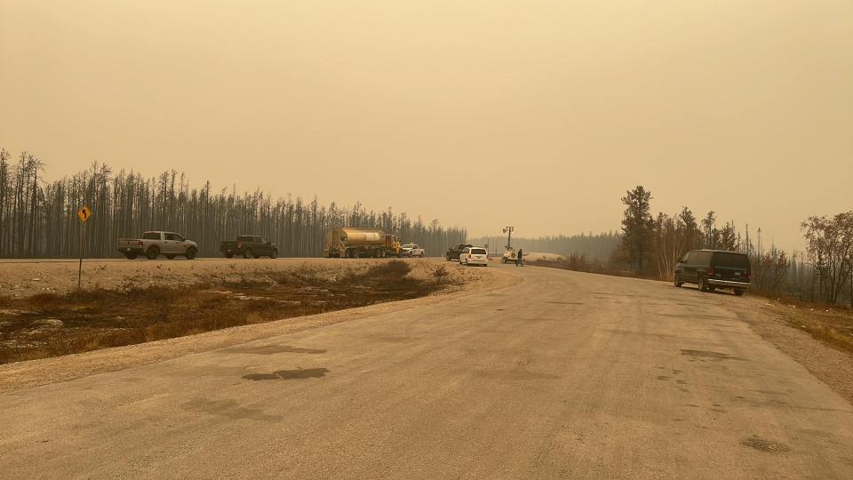 A road checkpoint at Enterprise on August 25, 2023. Photo: Submitted
