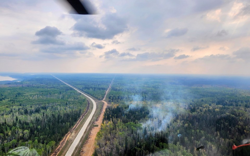 Looking down Highway 5 toward Fort Smith. Photo: Town of Fort Smith