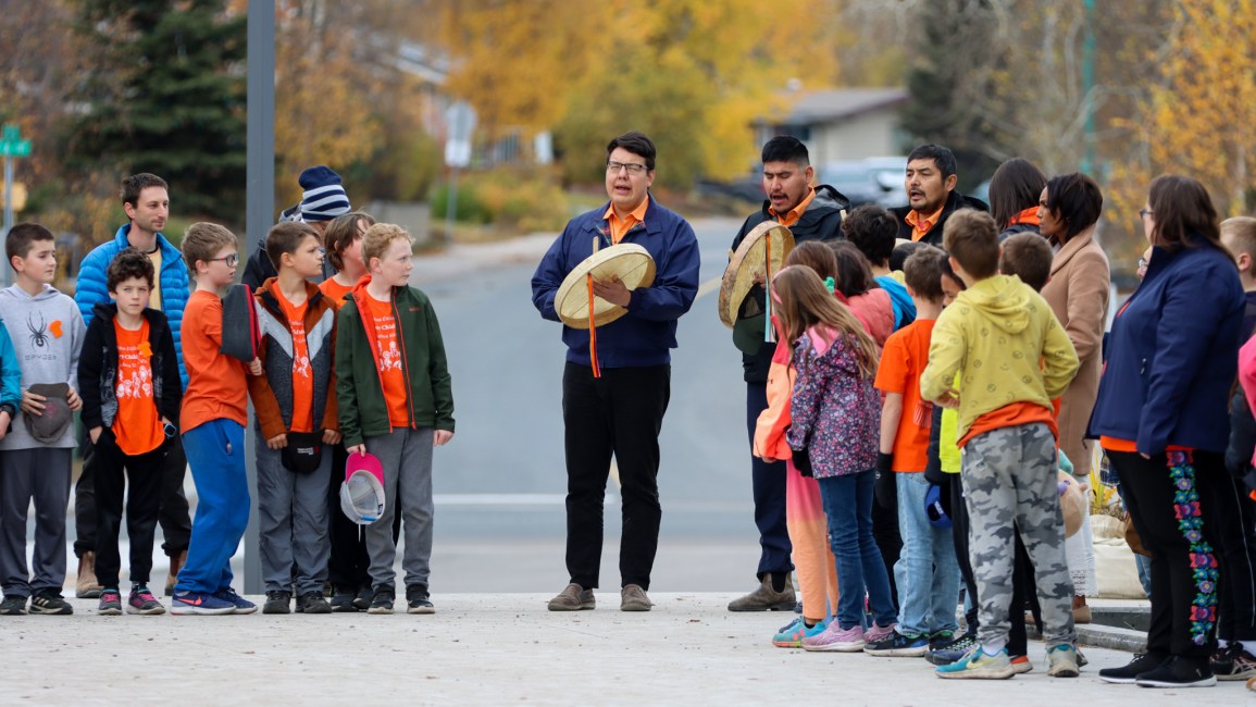 In pictures: Yellowknife schools wear orange shirts for reconciliation