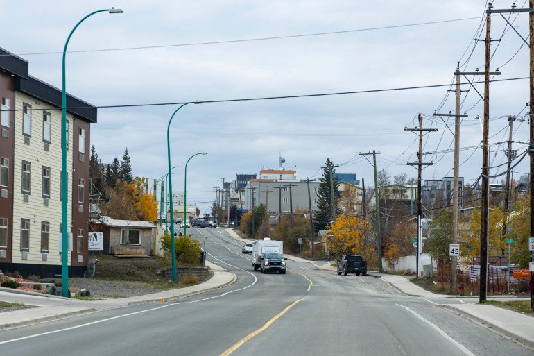 Yellowknife's Franklin Avenue.