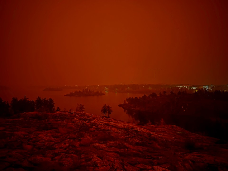 Yellowknife's Frame Lake on September 23, 2023. Photo: Sarah Kyne