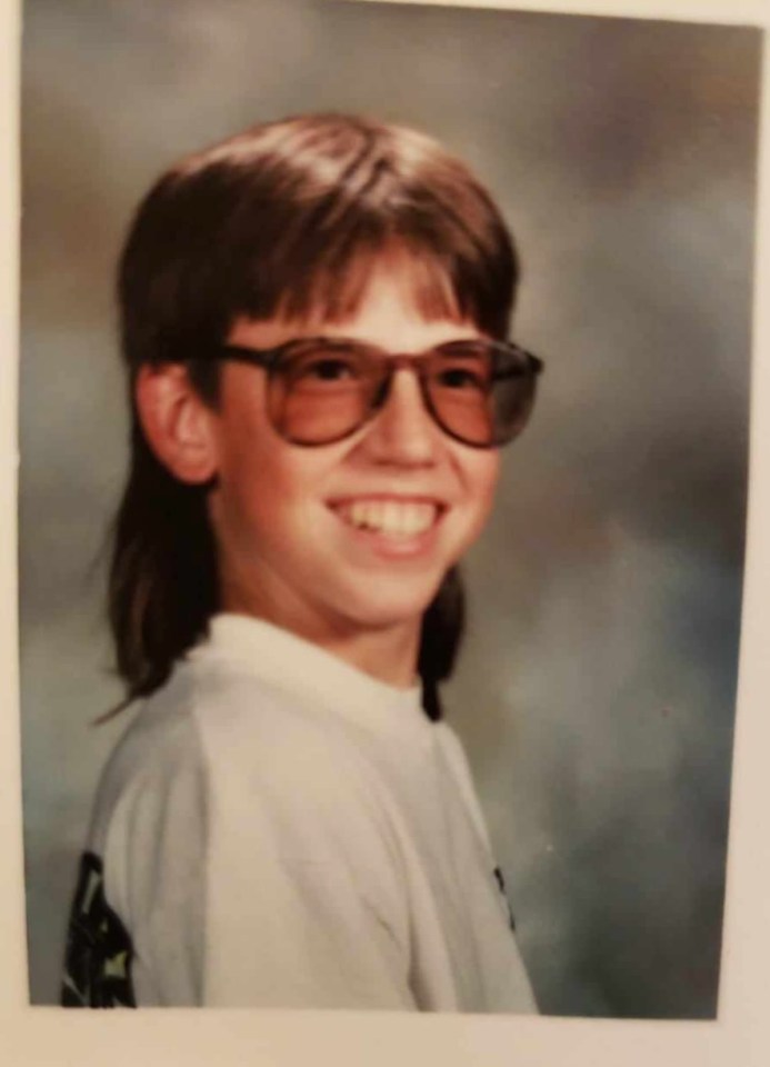 Greg approaching his teenage years. Photo: Submitted