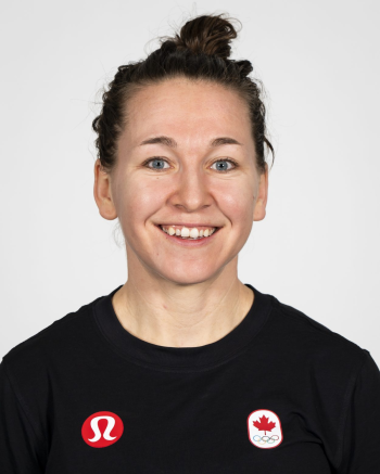 Jocelyne Larocque in a Team Canada image.