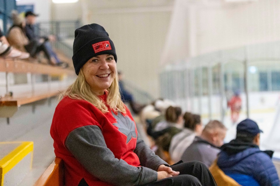 Marin Hickox, vice-president of women and girls' hockey for Hockey Canada. Ollie Williams/Cabin Radio