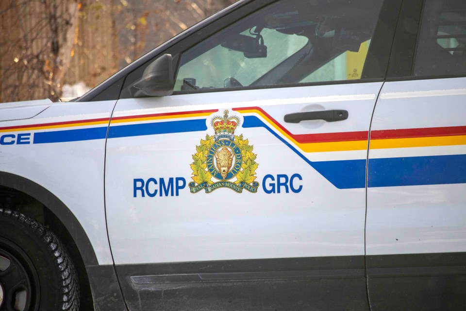 An RCMP vehicle in February 2024. Mayuko Burla/Cabin Radio