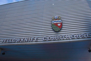 Yellowknife's courthouse. Mayuko Burla/Cabin Radio