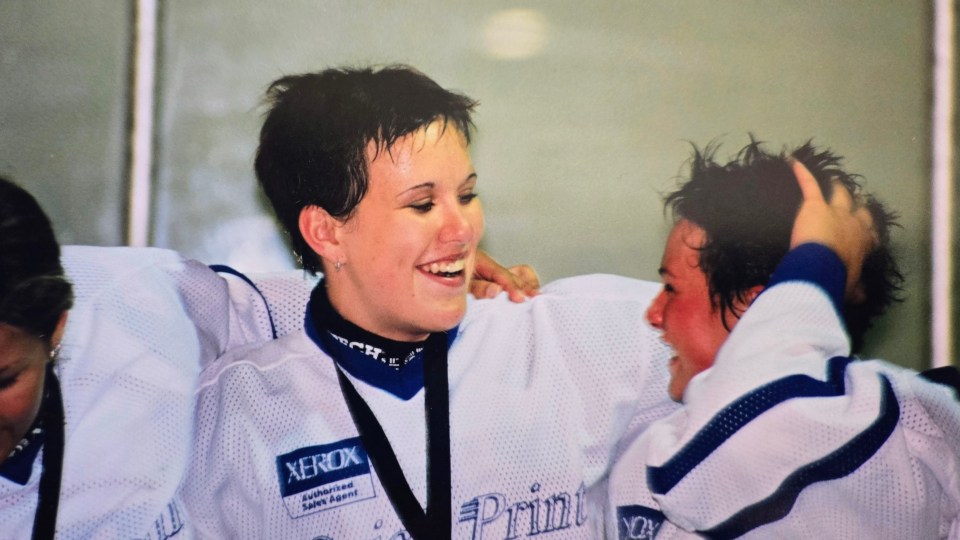 At a summer tournament in Saskatoon in the late 1990s. Photo: Submitted