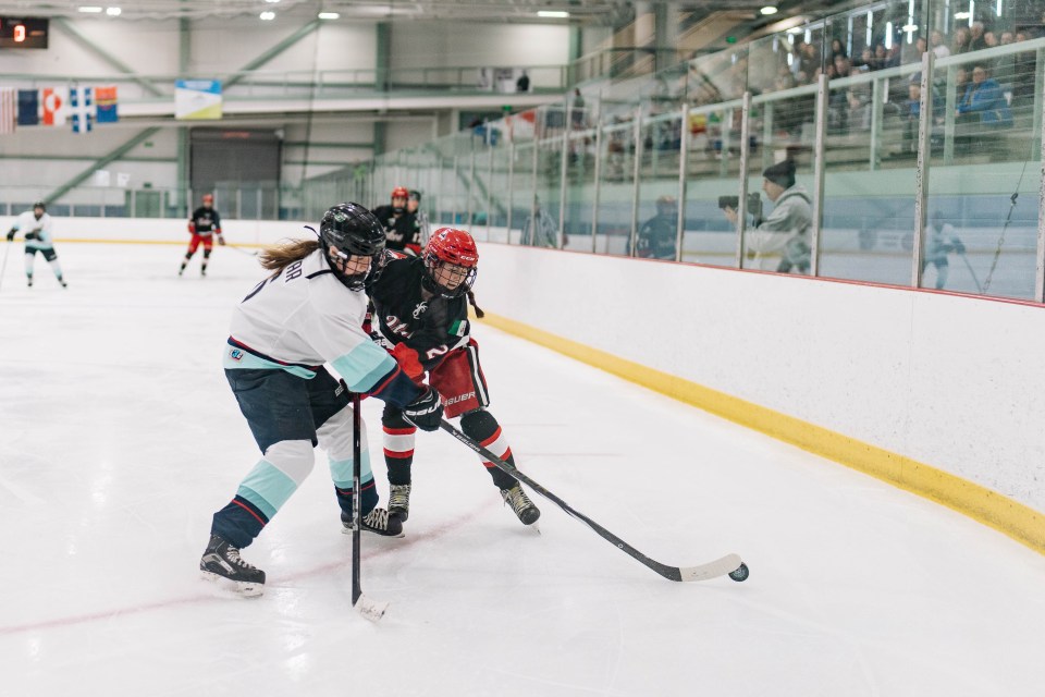 Brooklyn Helyar plays for Team NT against the Yukon on March 12, 2024. Sarah Pruys/Team NT