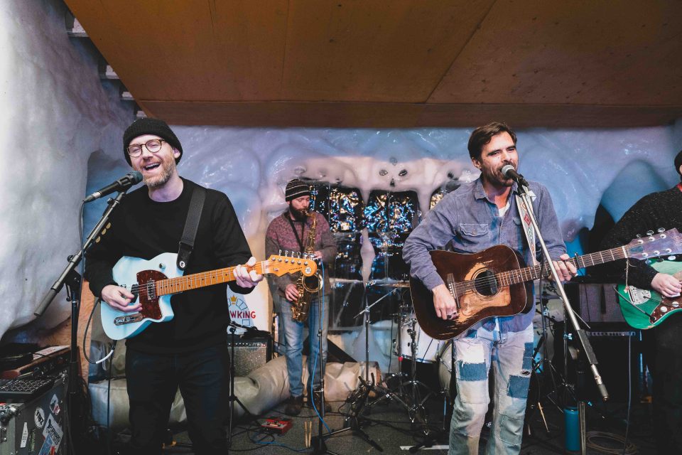 Reuben and the Dark during Friday's set. Sarah Pruys/Snowkings' Winter Festival