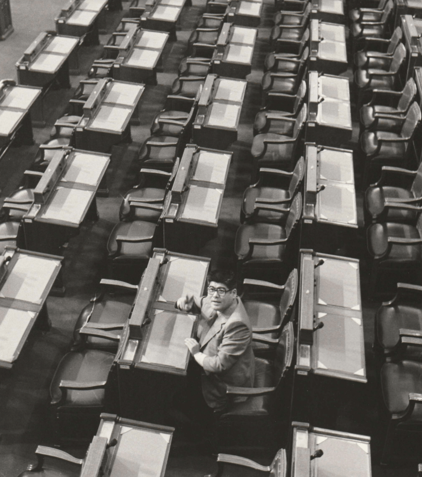 Wally Firth in Parliament. Photo: Submitted