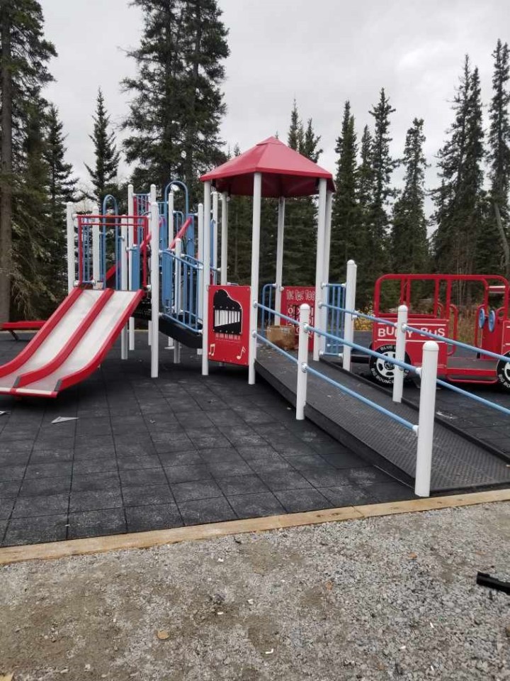 The accessible playground at the North Arm Territorial Park. Photo: Department of Infrastructure