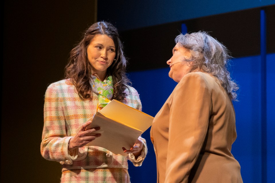 A scene from the dress rehearsal of 9 to 5. Ollie Williams/Cabin Radio