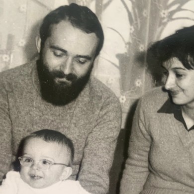 Tom Pisz, then-wife Maryla and baby Mila. Photo submitted by Mila Pisz