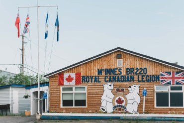 The Royal Canadian Legion in Inuvik. Sarah Pruys/Cabin Radio