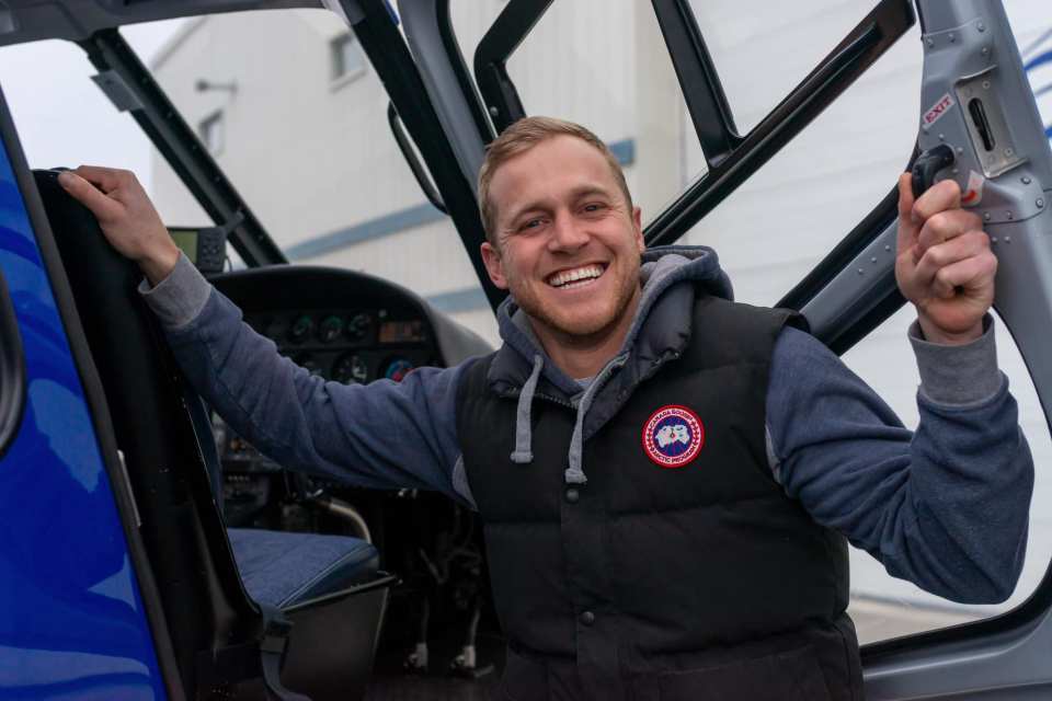 Tom Frith is seen in a photo published by Great Slave Helicopters.