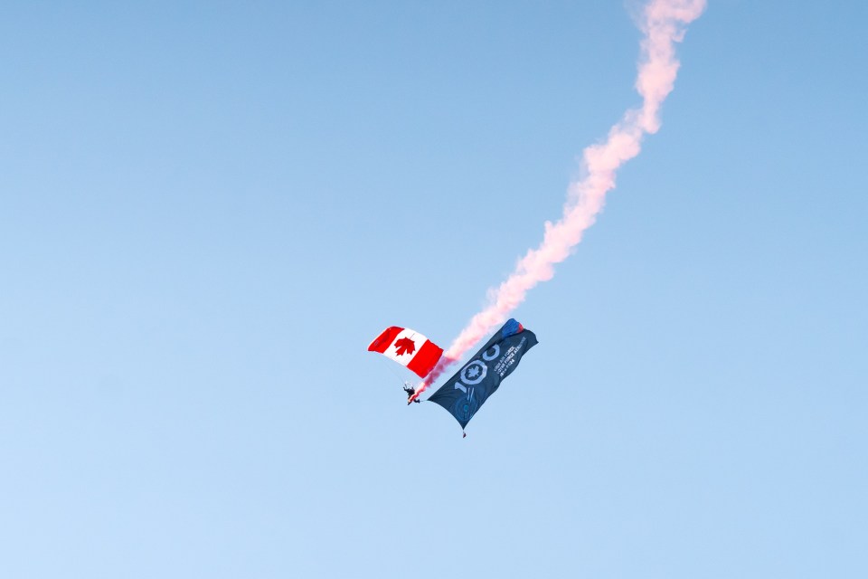 A member of the SkyHawks team in action. Photo: Kevin Klingbeil