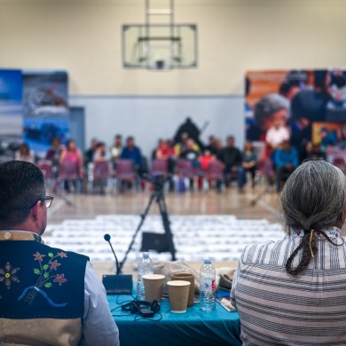 Delegates at the 2024 Gwich'in Annual Assembly in Aklavik. Photo: Gwich'in Tribal Council