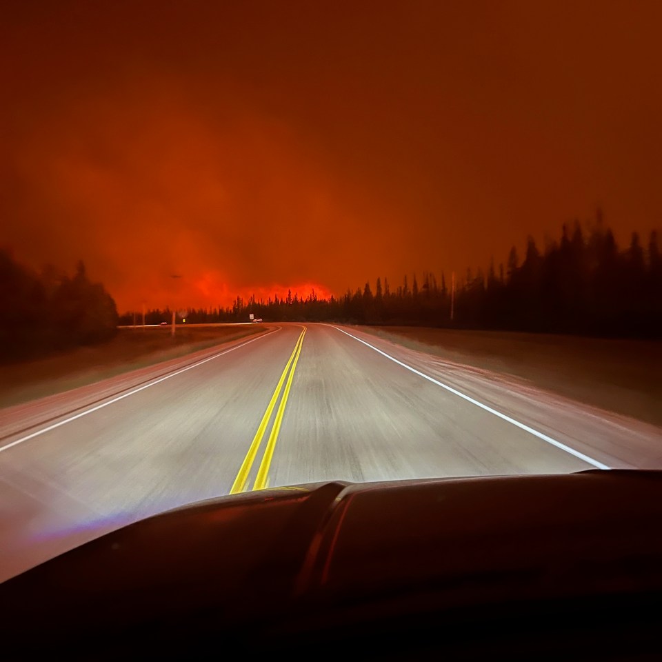 The view heading out of Hay River. Photo: Cody Townend