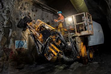 An image of underground mining at Ekati published by Burgundy Diamond Mines in September 2024.