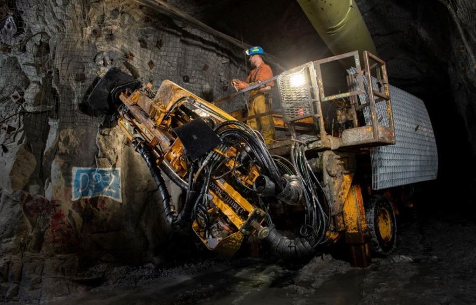An image of underground mining at Ekati published by Burgundy Diamond Mines in September 2024.