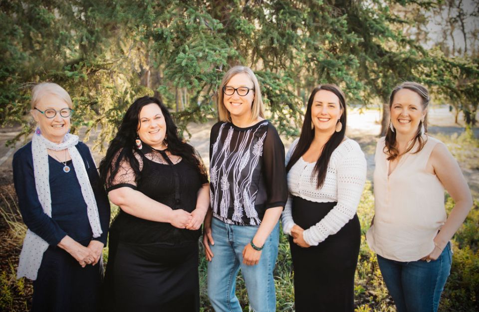 From left: Judith Drinnan, Myranda Bolstad, Rachel Vander Veen, Lana de Bastiani and Amber Henry in a submitted photo.