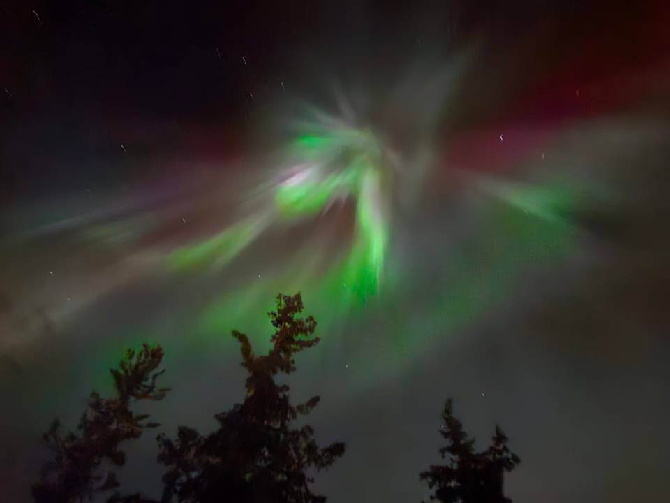 The aurora over Yellowknife's Niven Lake. Photo: Patty Olexin-Lang