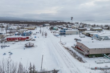 The town of Norman Wells. Andrew Goodwin/Cabin Radio