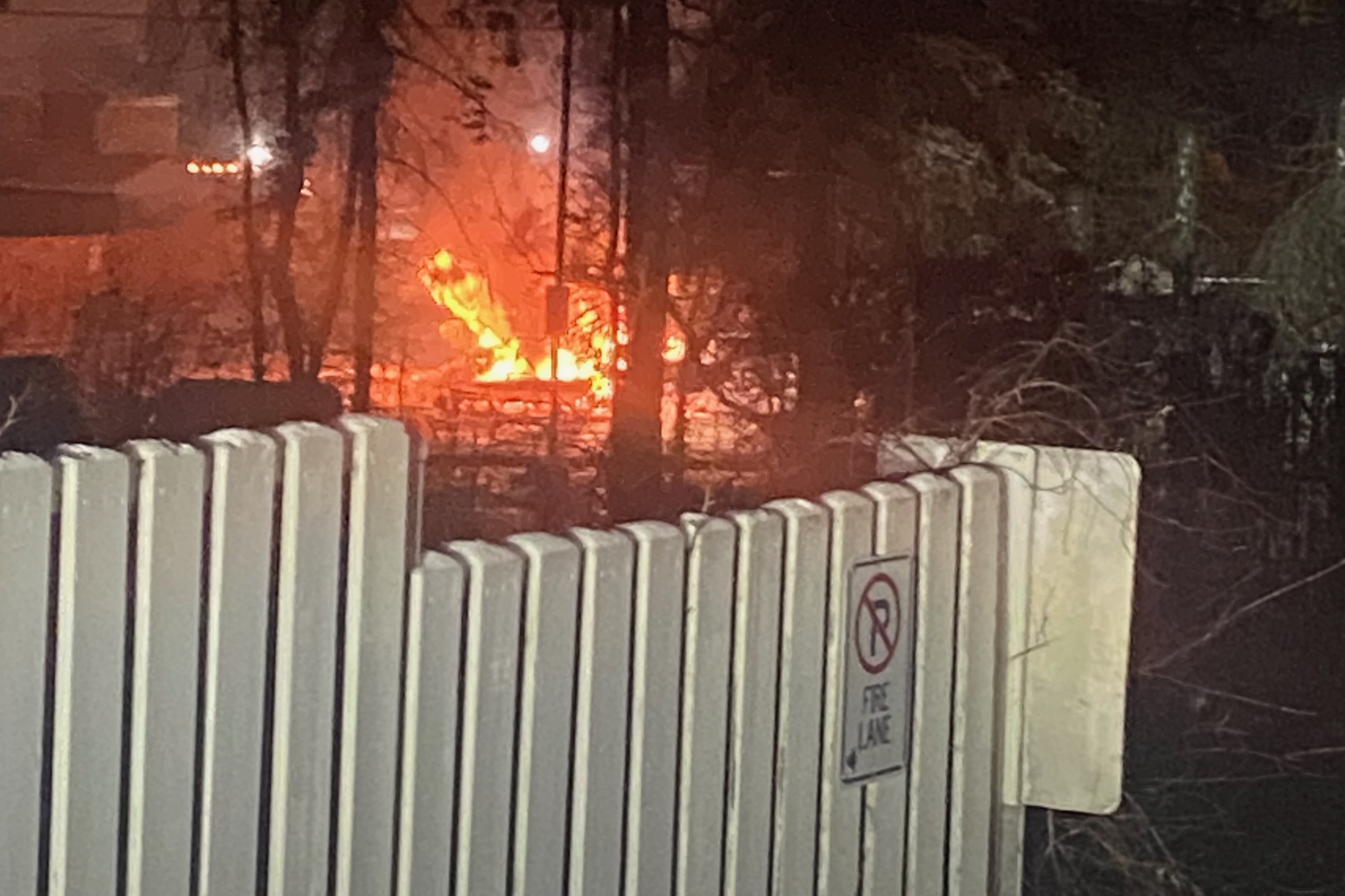 Nobody reported hurt after fire at Yellowknife tent encampment