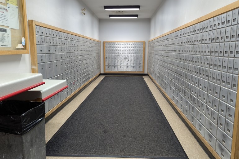Fort Smith's Canada Post office in November 2024. Sarah Pruys/Cabin Radio