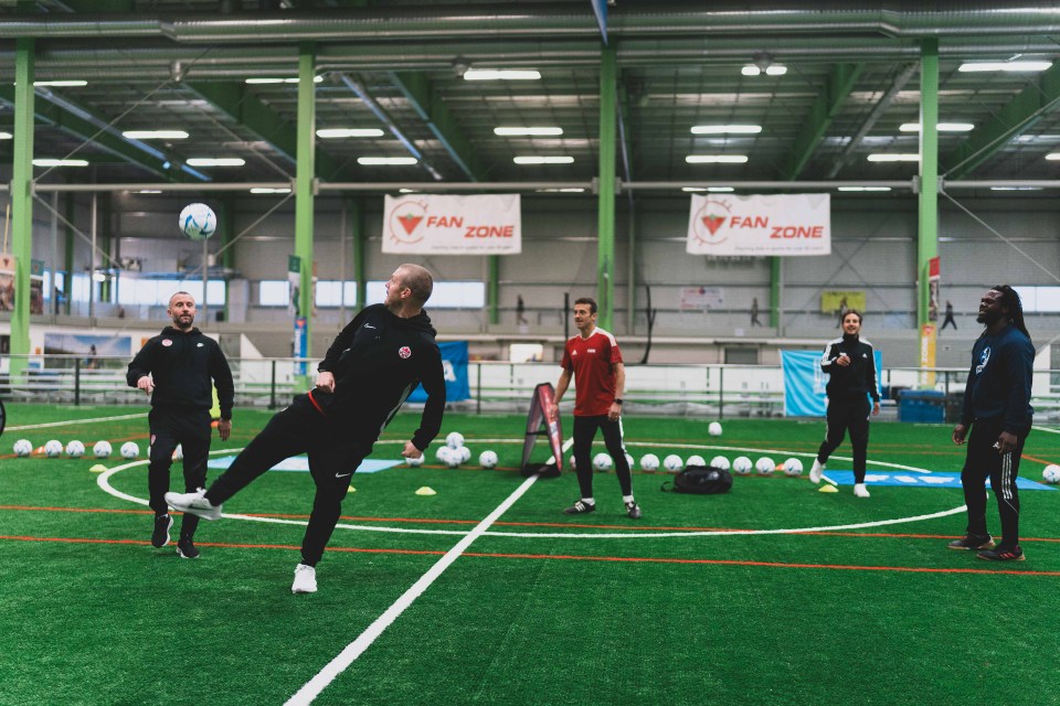Canada Soccer coaches show off skills of their own. Sarah Pruys/NWT Soccer