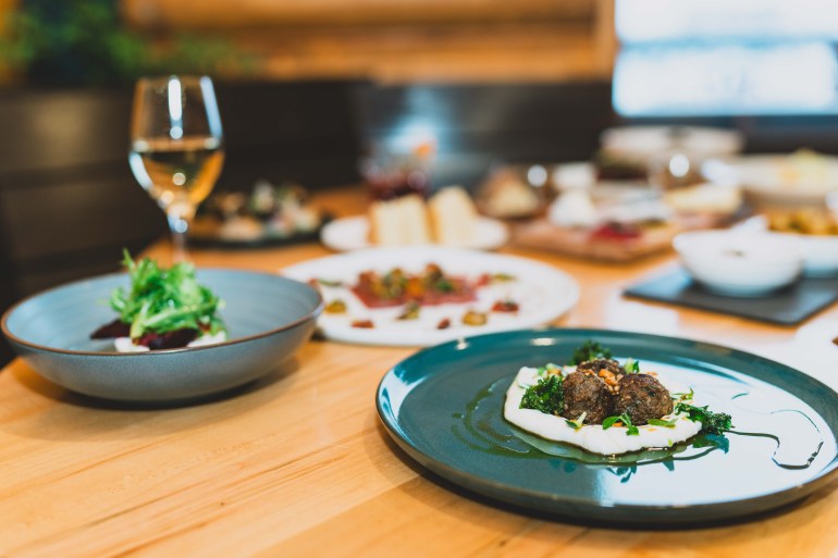 Tapas dishes at Sundog Trading Post. Sarah Pruys/Cabin Radio