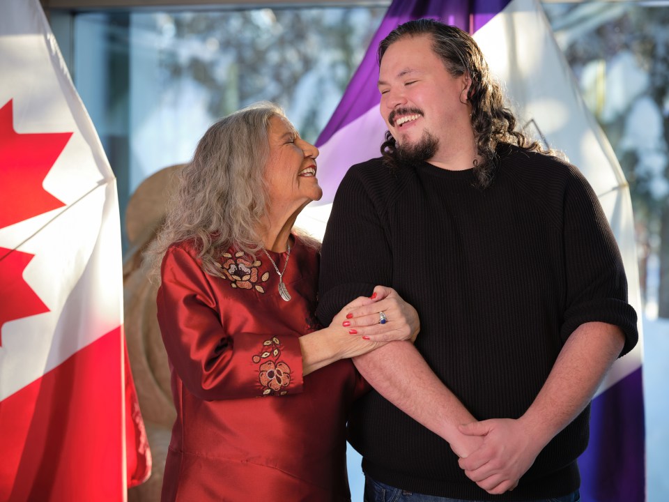 Gail Cyr and her son, Jesse. Photo: Adrien Barrieau