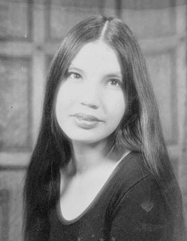 A young Gail Cyr is seen in a photo taken by a Winnipeg photography studio.