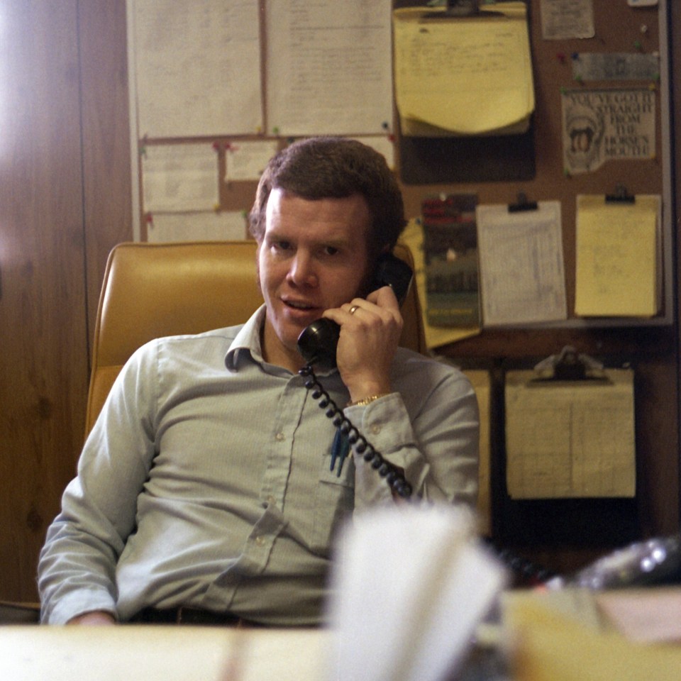 Ian at work in Winkler, Manitoba in 1981. Photo: Submitted