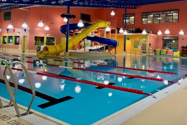 Fort Smith's swimming pool is seen in a photo posted to Facebook by town recreation staff.