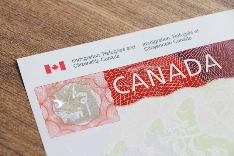 A document bearing the letterhead of Immigration, Refugees and Citizenship Canada. Maninder Singh/Dreamstime