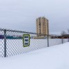 A "drug free zone" sign in Hay River. Ollie Williams/Cabin Radio